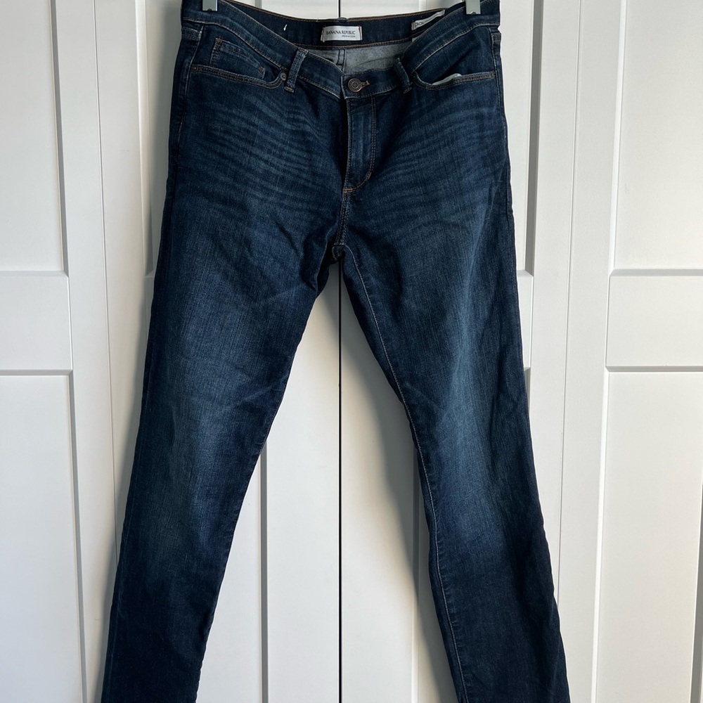 Banana Republic Blue Skinny Denim Jeans